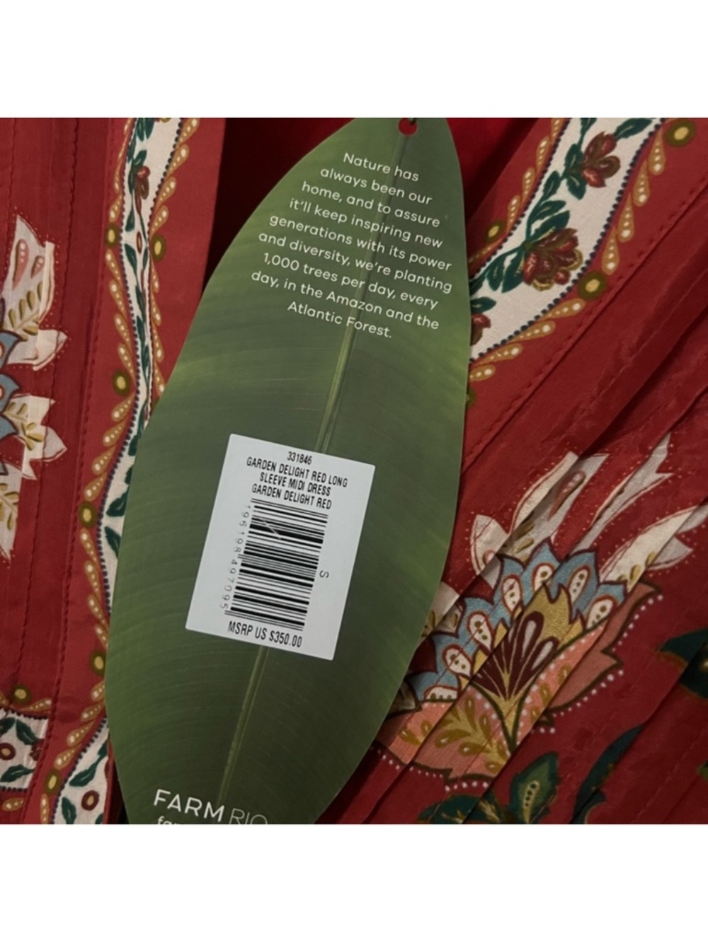 FARM Rio Red Garden Delight
Midi Dress - Picture 6 of 10